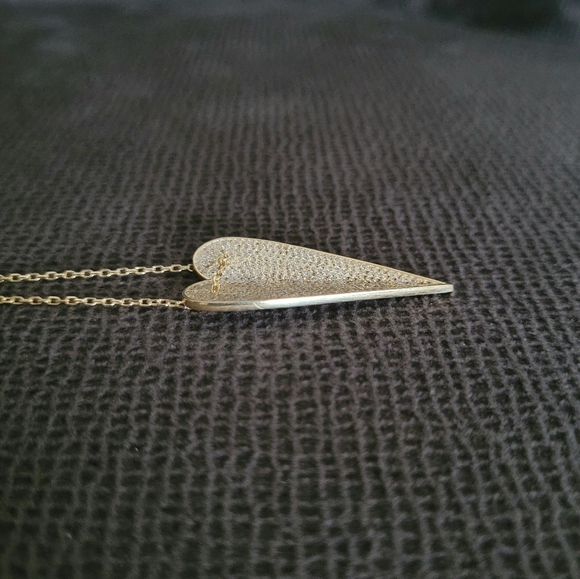 Mary Louise Designs Elongated Heart❤ Slider Pendant Necklace - Picture 16 of 16